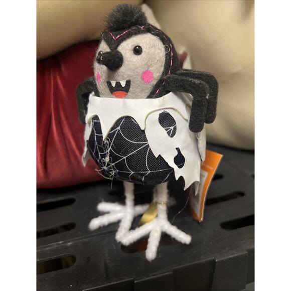 Target 2024 Halloween Featherly Friends Felt Bird Skitter Decorative Figurine - Picture 2 of 2